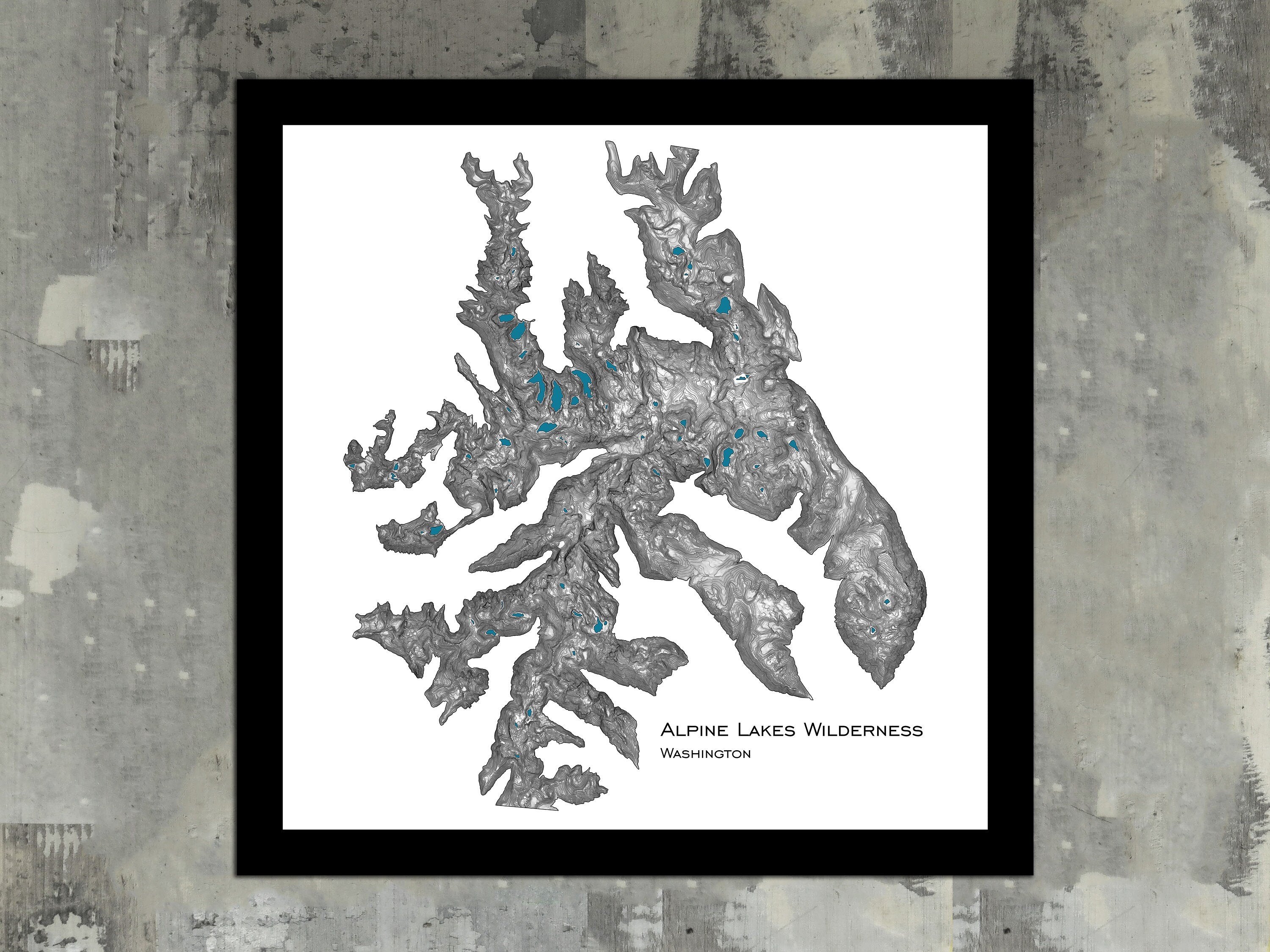 Alpine Lakes Wilderness Mapyouradventure