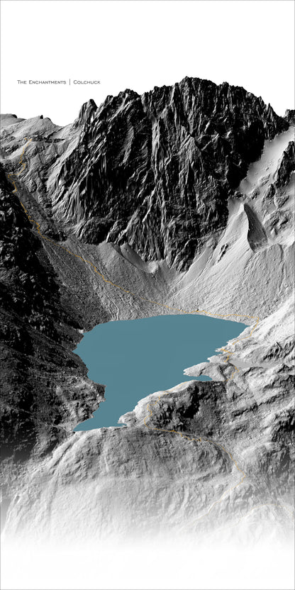Enchantments, Colchuck Peak & Lake | Profile Map