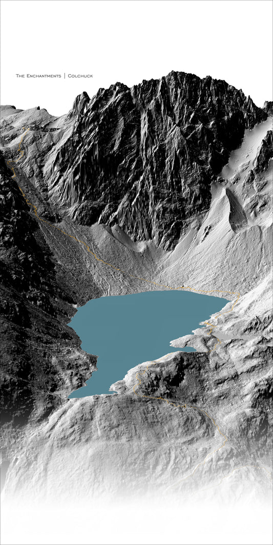 Enchantments, Colchuck Peak & Lake | Profile Map