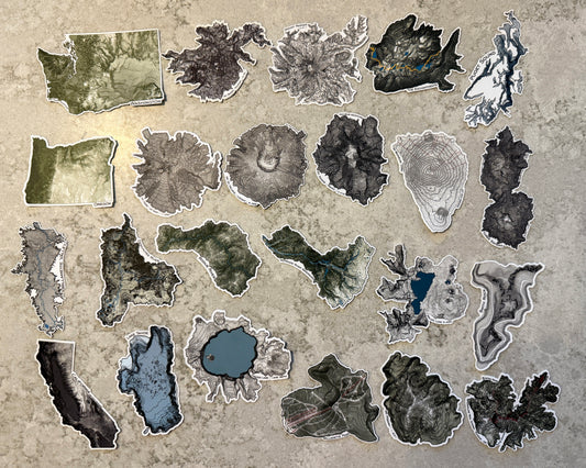 PNW Map Stickers