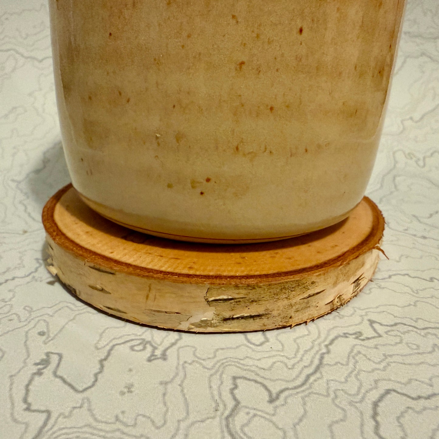 Topo Coaster | Live-Edge Birch