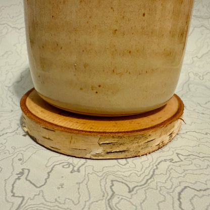 Topo Coaster | Live-Edge Birch