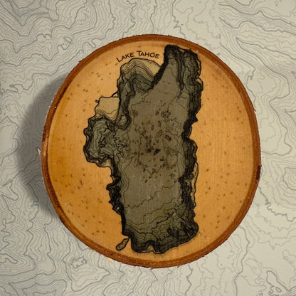 Topo Coaster | Live-Edge Birch