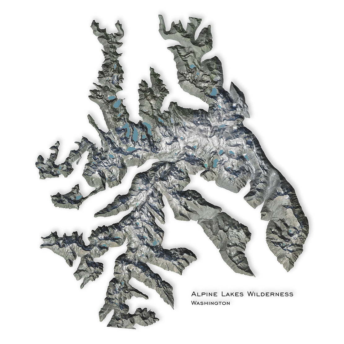 Alpine Lakes Wilderness Mapyouradventure