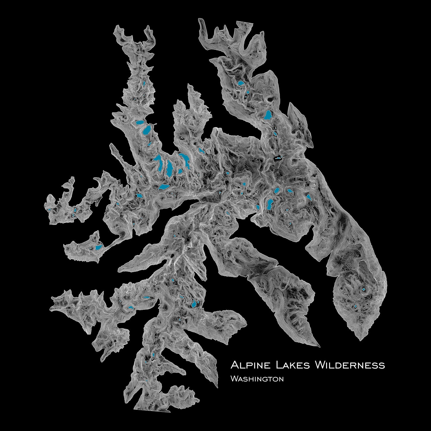 Alpine Lakes Wilderness Mapyouradventure